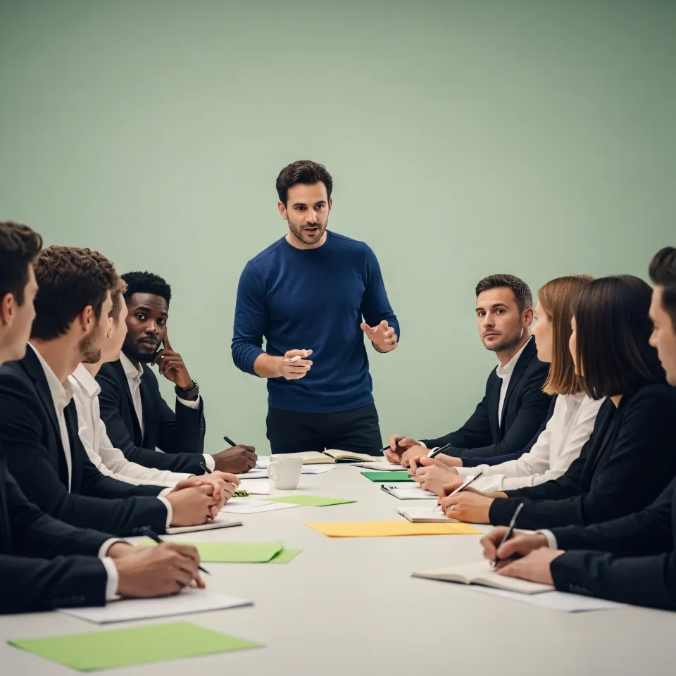 João Matos dando feedback